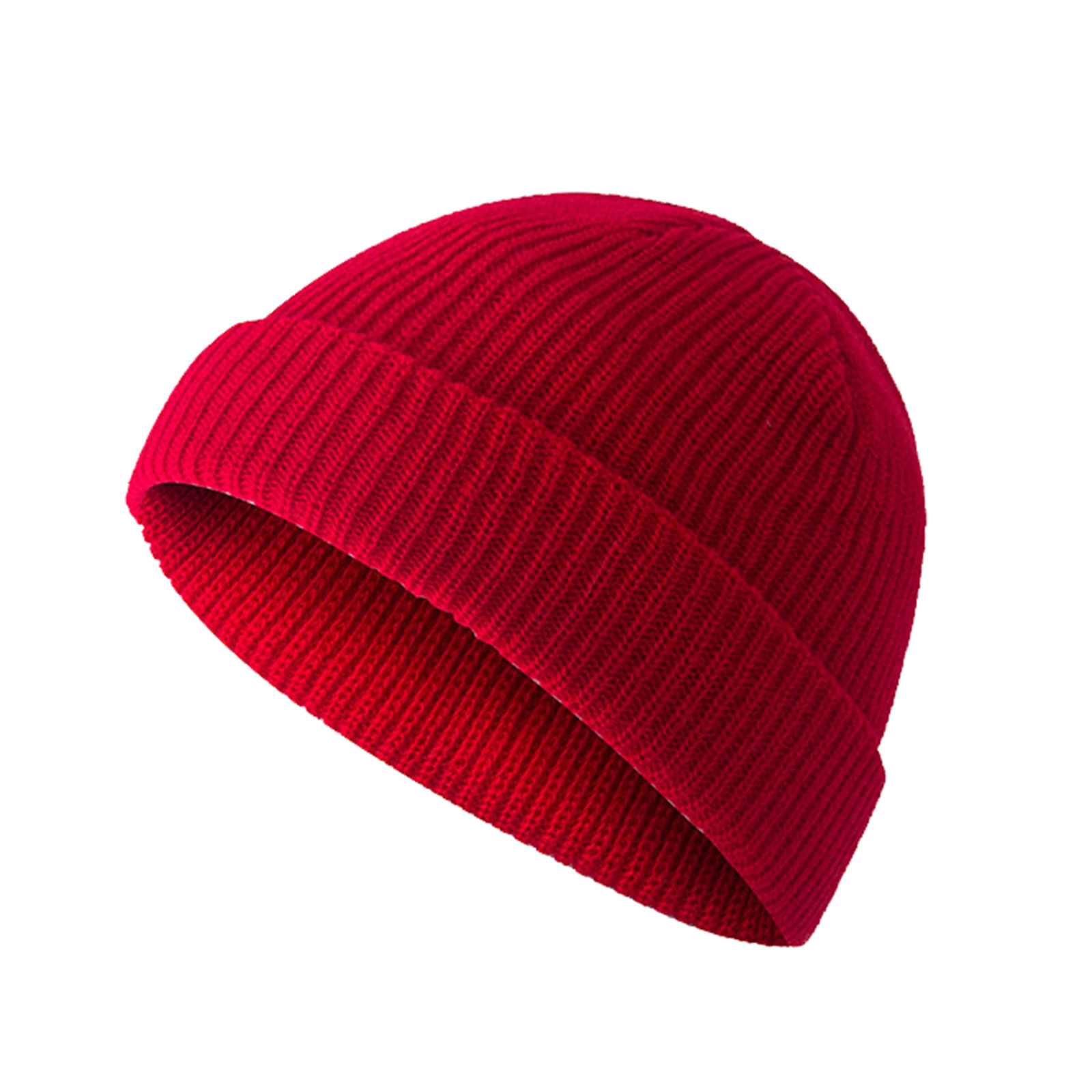 thumbnail image 2 of Gorro de punto unisex para invierno con pompón sintético - Gorro cálido de mezcla de lana, talla única, para hombres y mujeres adultos, 2 of 2